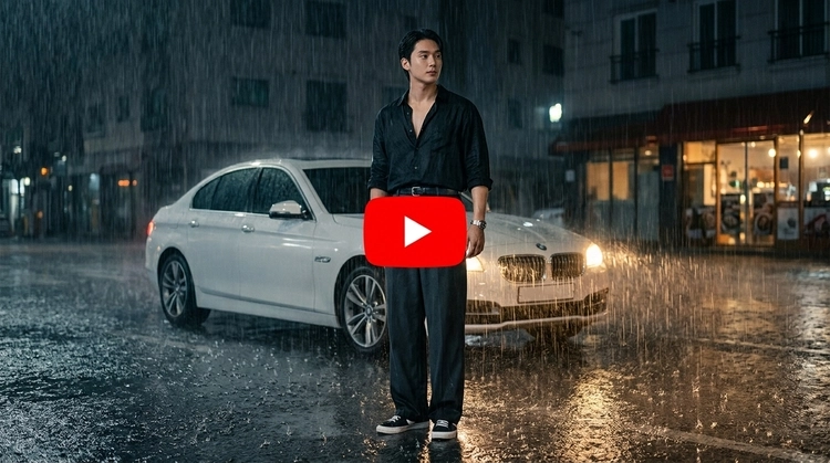 Heavy Rain Night AI Video Prompt | Cinematic Rain Video